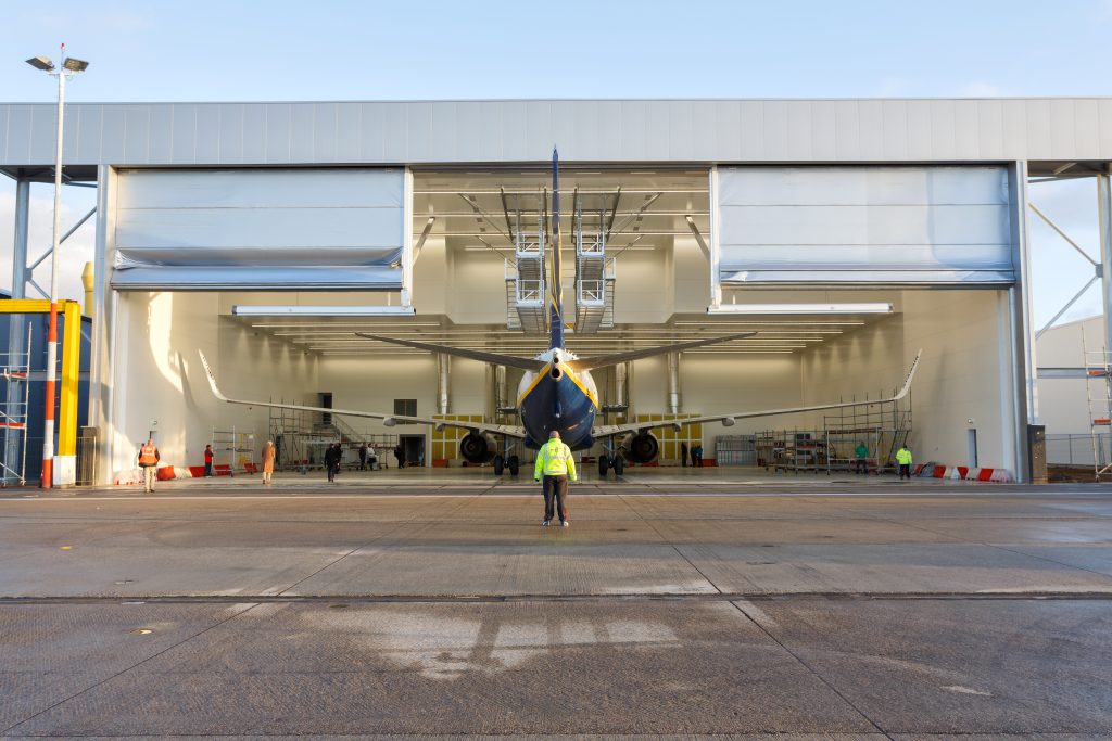 STL supports doubling of aircraft painting capacity at Maastricht due to new spraybooth built for MAAS Aviation