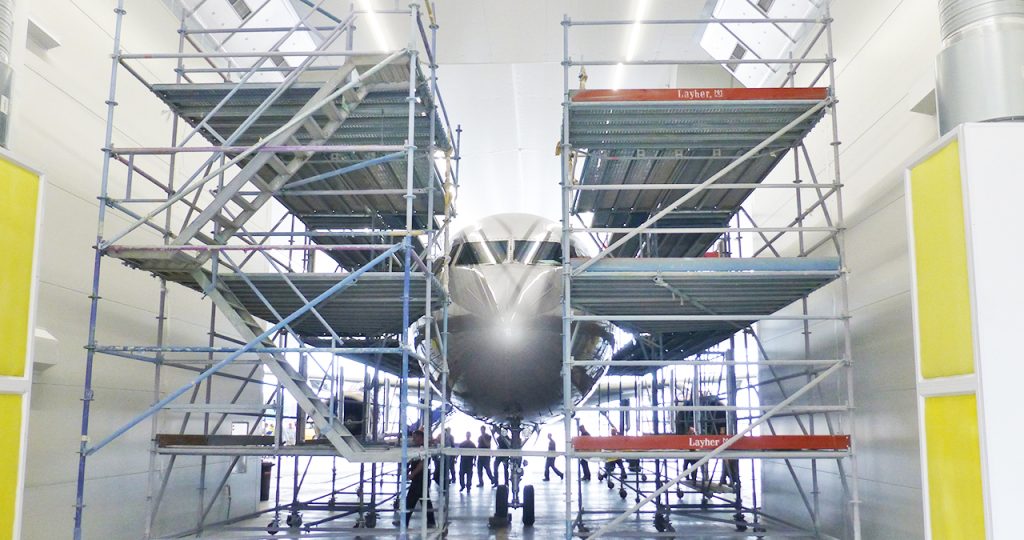Strong links with MAAS Aviation maintained after airport hangar refurbished