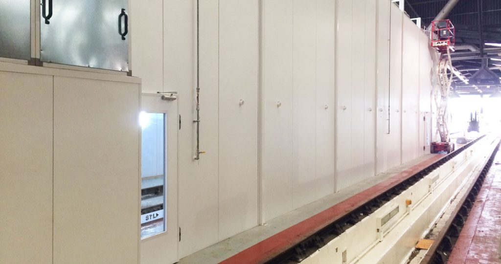 Our work in the rail industry continues with Arriva spraybooth
